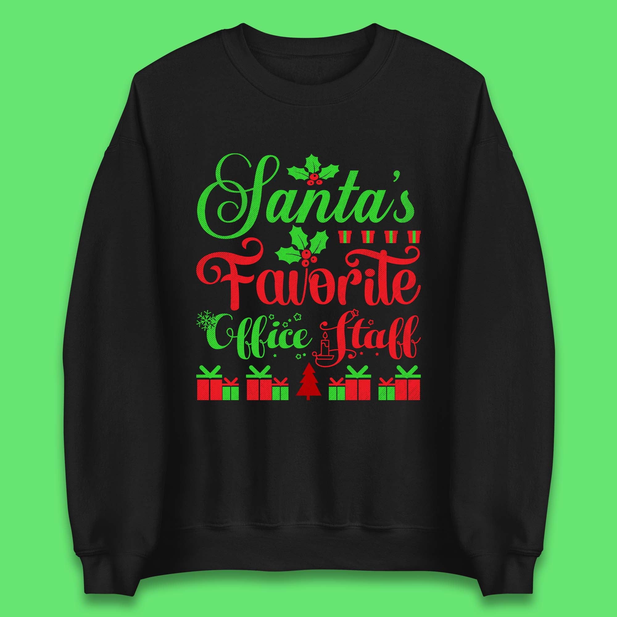 Office Staff Christmas Unisex Sweatshirt