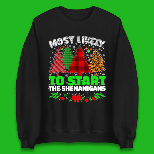 Shenanigans Christmas Unisex Sweatshirt