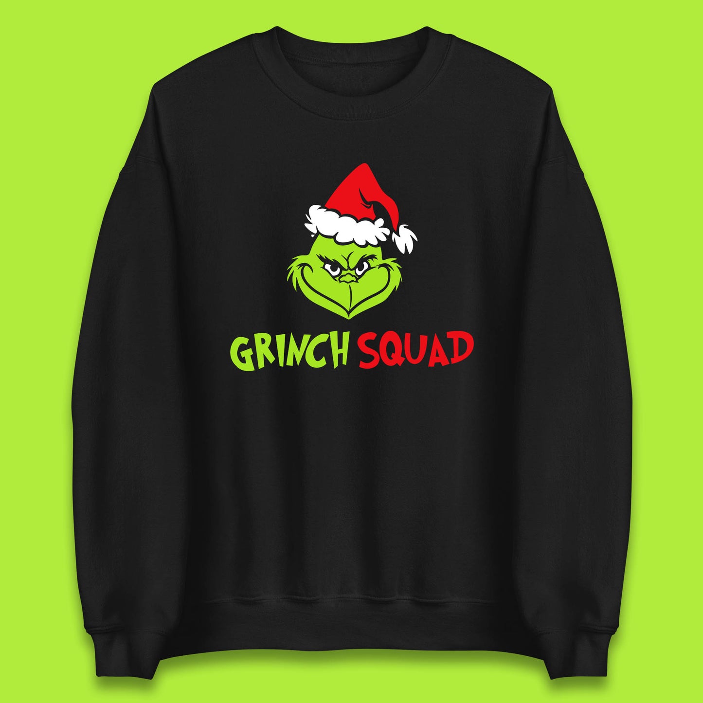grinch squad christmas sweatshirt
