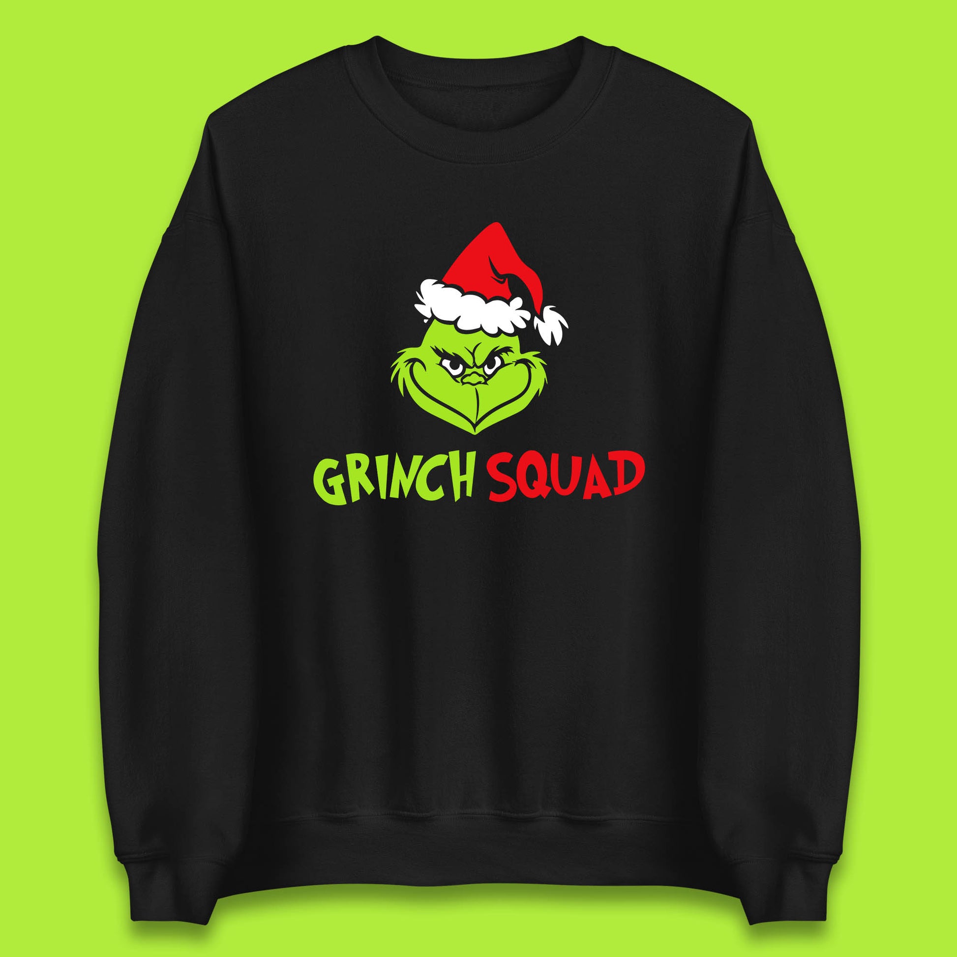 grinch squad christmas sweatshirt