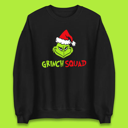 grinch squad christmas sweatshirt