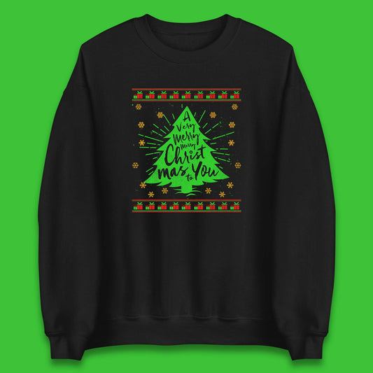 Merry Christmas Jumper Womens