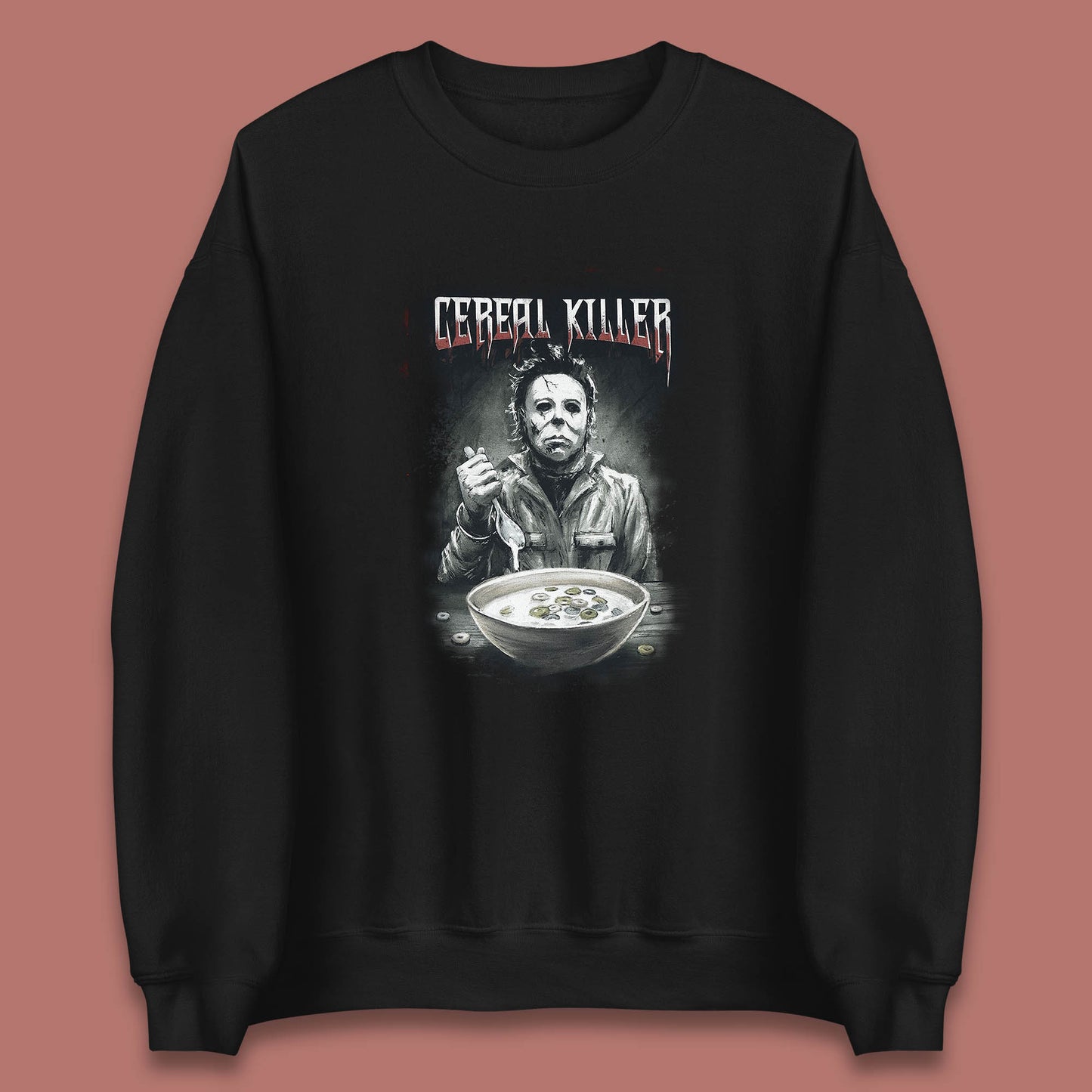 Michael Myers Cereal Killer Halloween Serial Killer Horror Movie Character Unisex Sweatshirt