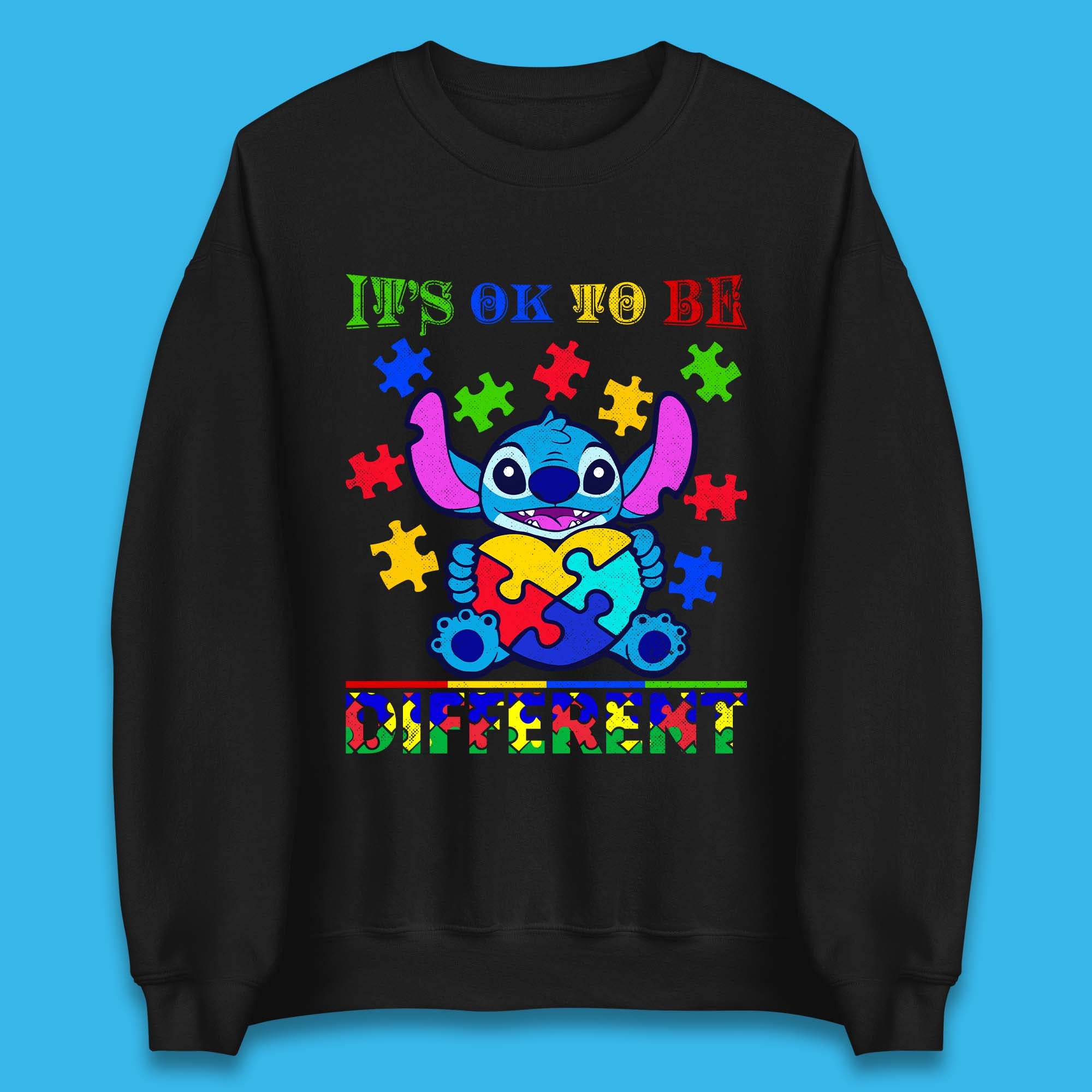 Disney Stitch Autism Unisex Sweatshirt