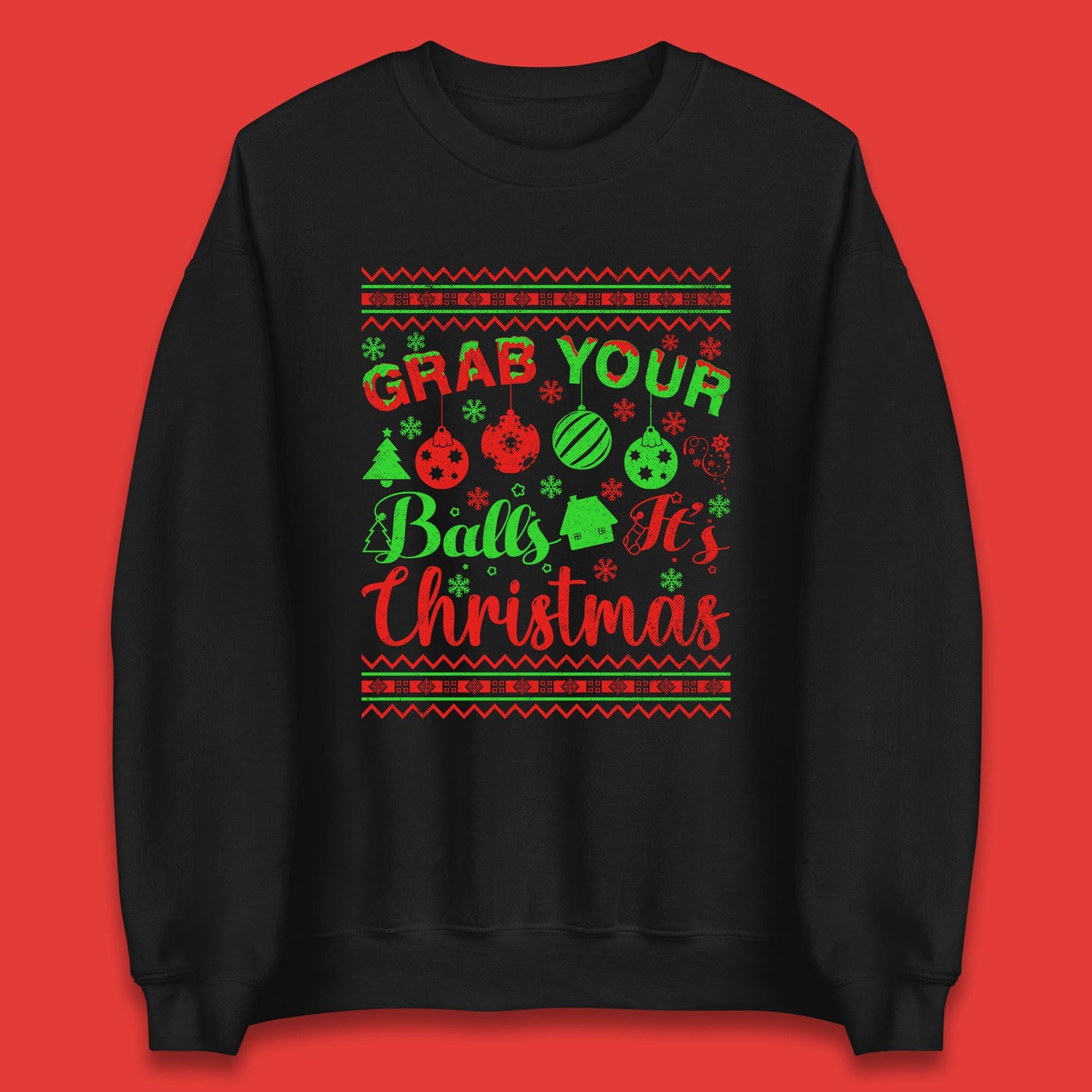 christmas ornament sweatshirt