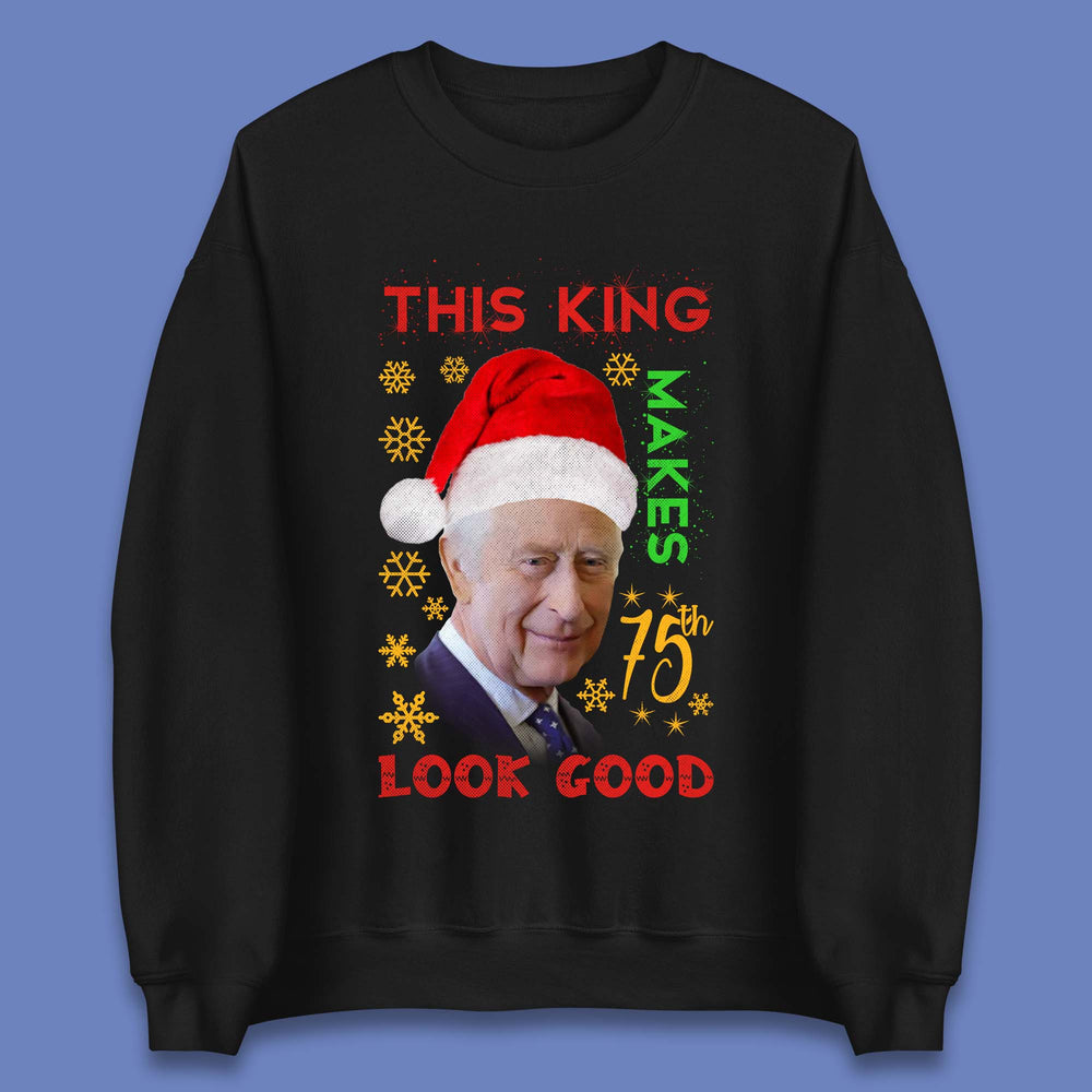 King Charles III Christmas Unisex Sweatshirt