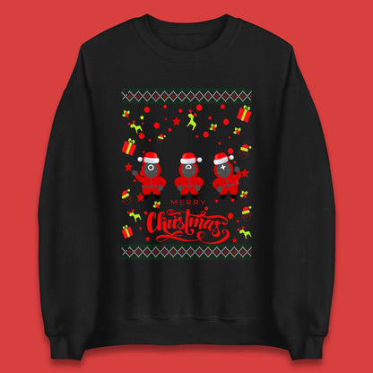 Squid Game Guards Christmas Unisex Sweatshirt