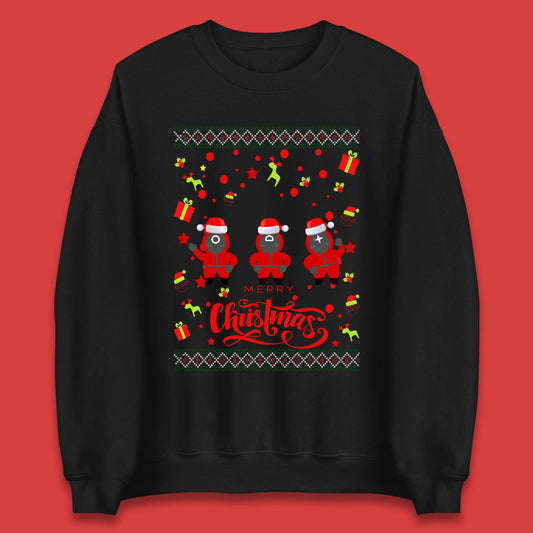 Squid Game Guards Christmas Unisex Sweatshirt
