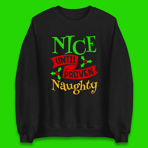 Naughty Christmas Jumper for Sale