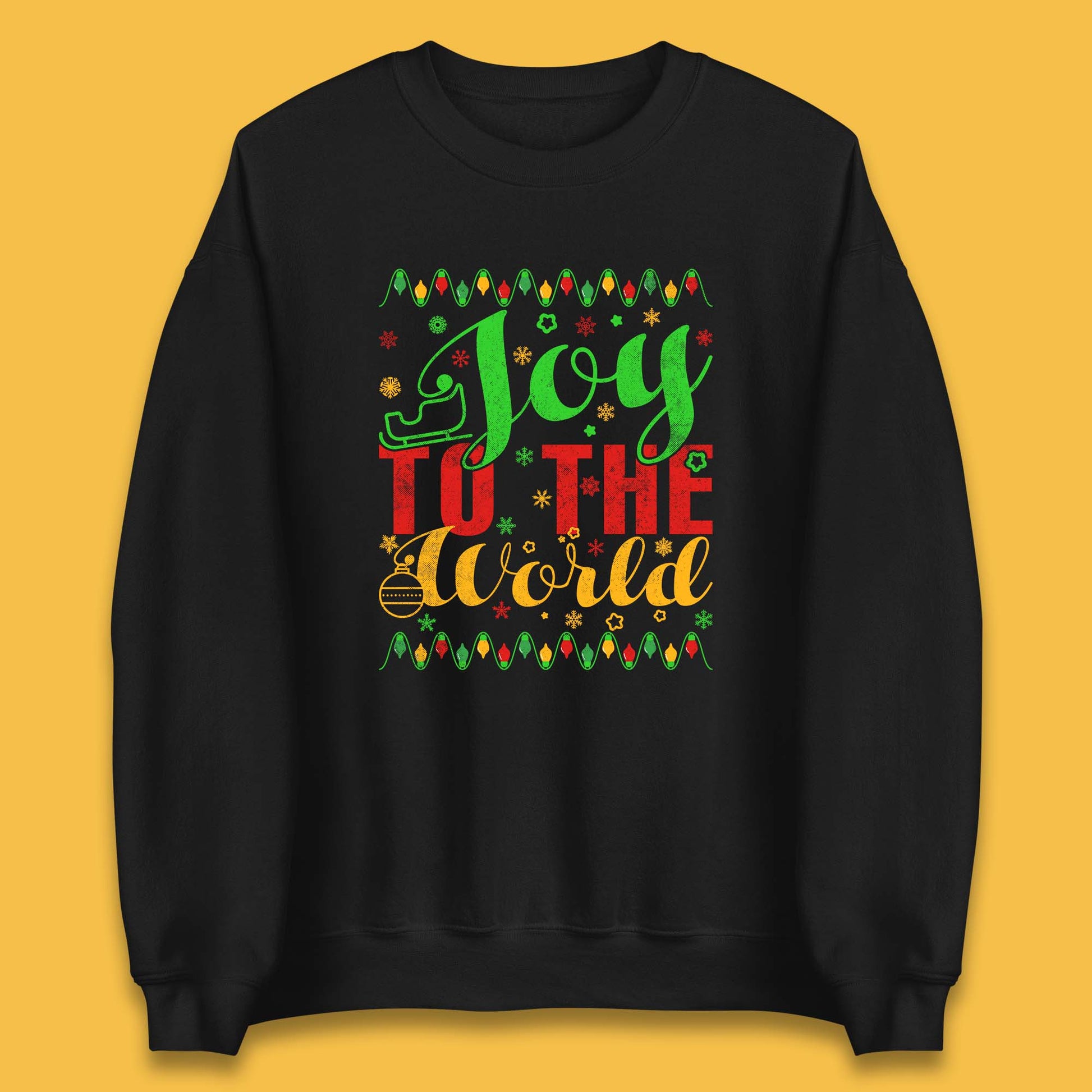 merry christmas joy to the world sweatshirt