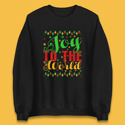 merry christmas joy to the world sweatshirt