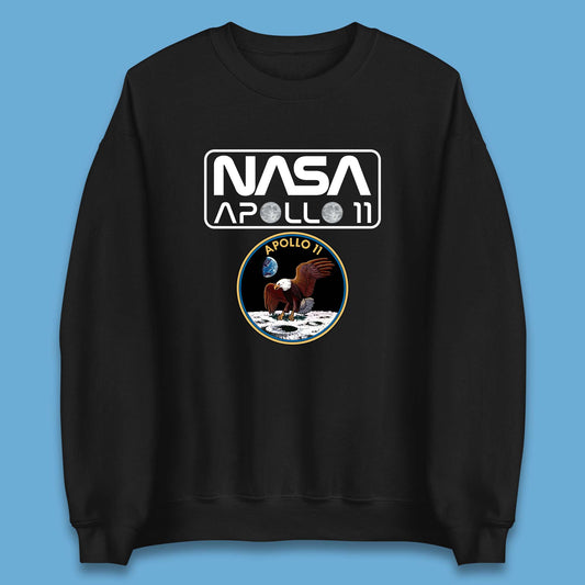 Nasa Apollo 11 First Lunar Landing Moon Rocket Astronomy Unisex Sweatshirt