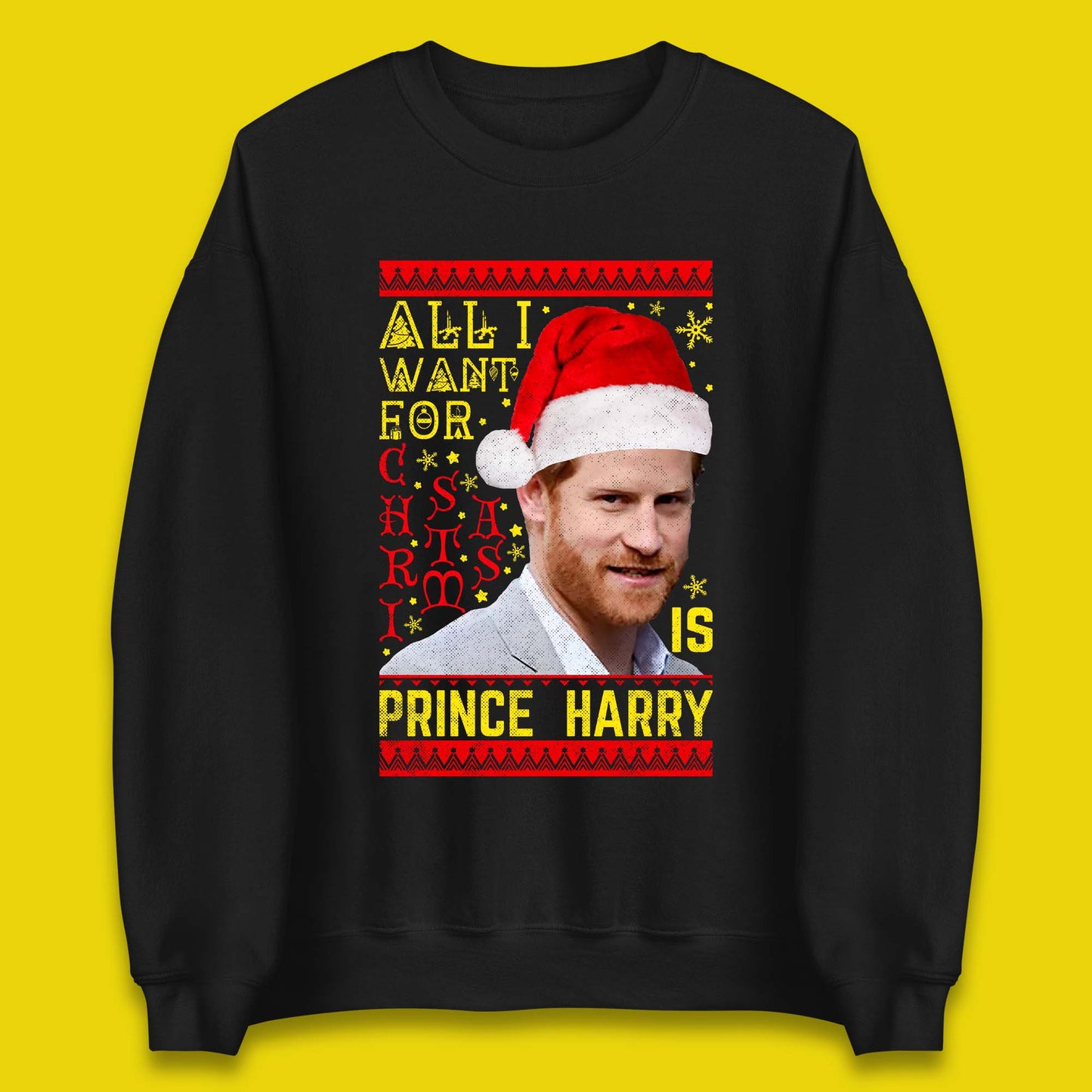 Prince Harry Christmas Unisex Sweatshirt