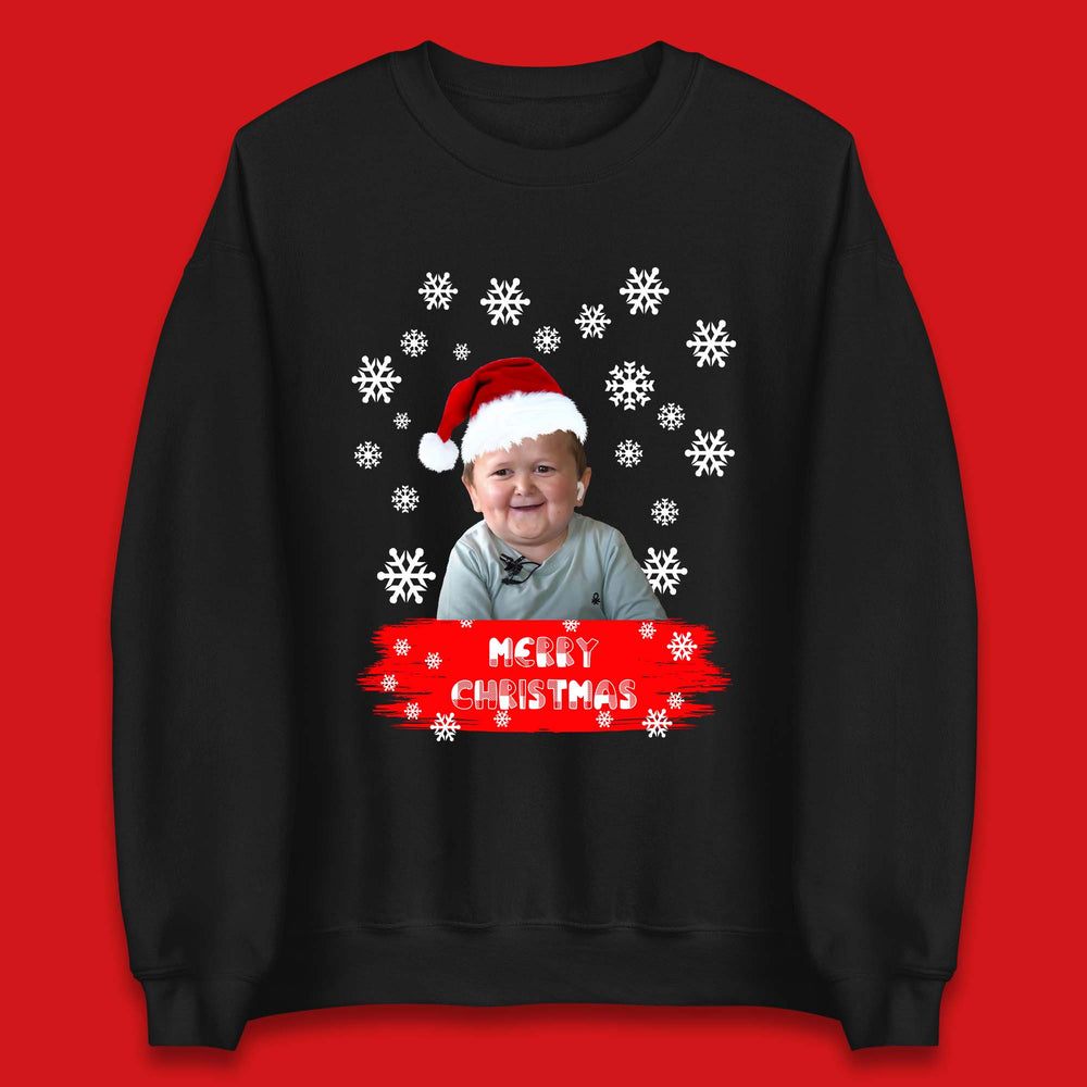 Merry Christmas Hasbulla Snowflakes Unisex Sweatshirt