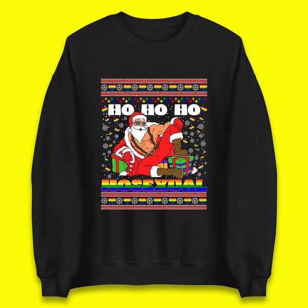 Ho Ho Ho Homosexual Christmas Unisex Sweatshirt