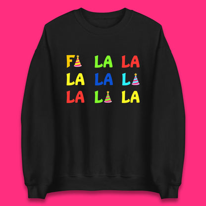 fa la la la christmas song sweatshirt