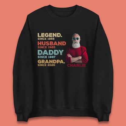 Personalised Legend Husband Daddy Grandpa Unisex Sweatshirt