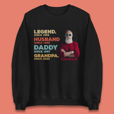 Personalised Legend Husband Daddy Grandpa Unisex Sweatshirt