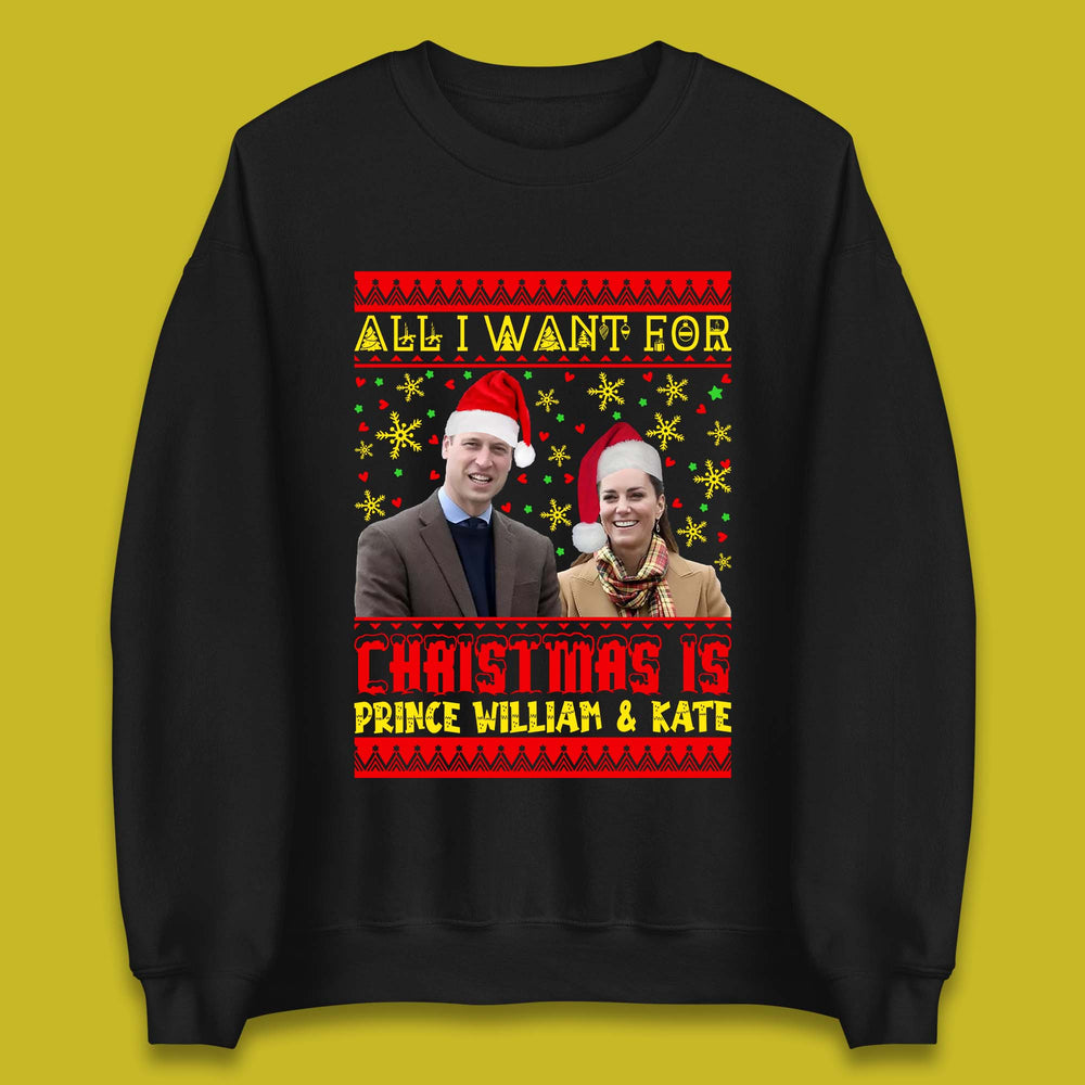 Prince William & Kate Christmas Unisex Sweatshirt