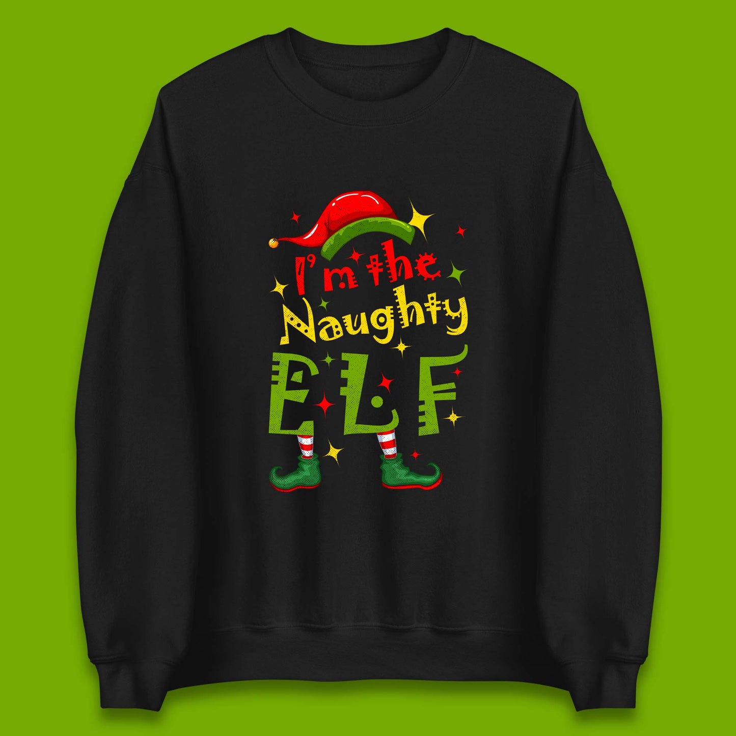 naughty elf sweatshirt