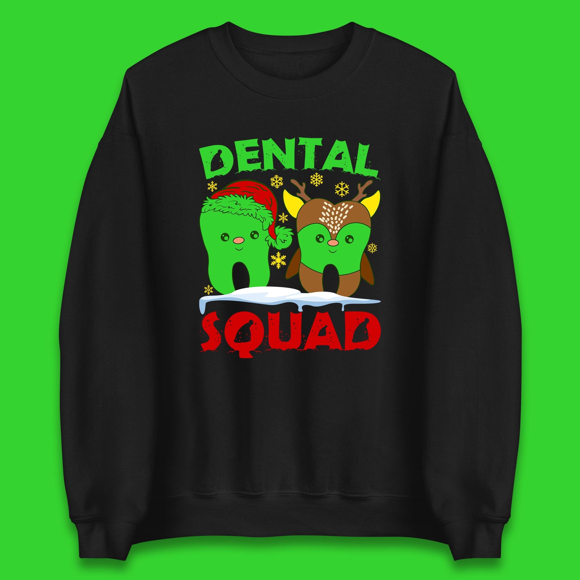 christmas dental squad sweatshirt