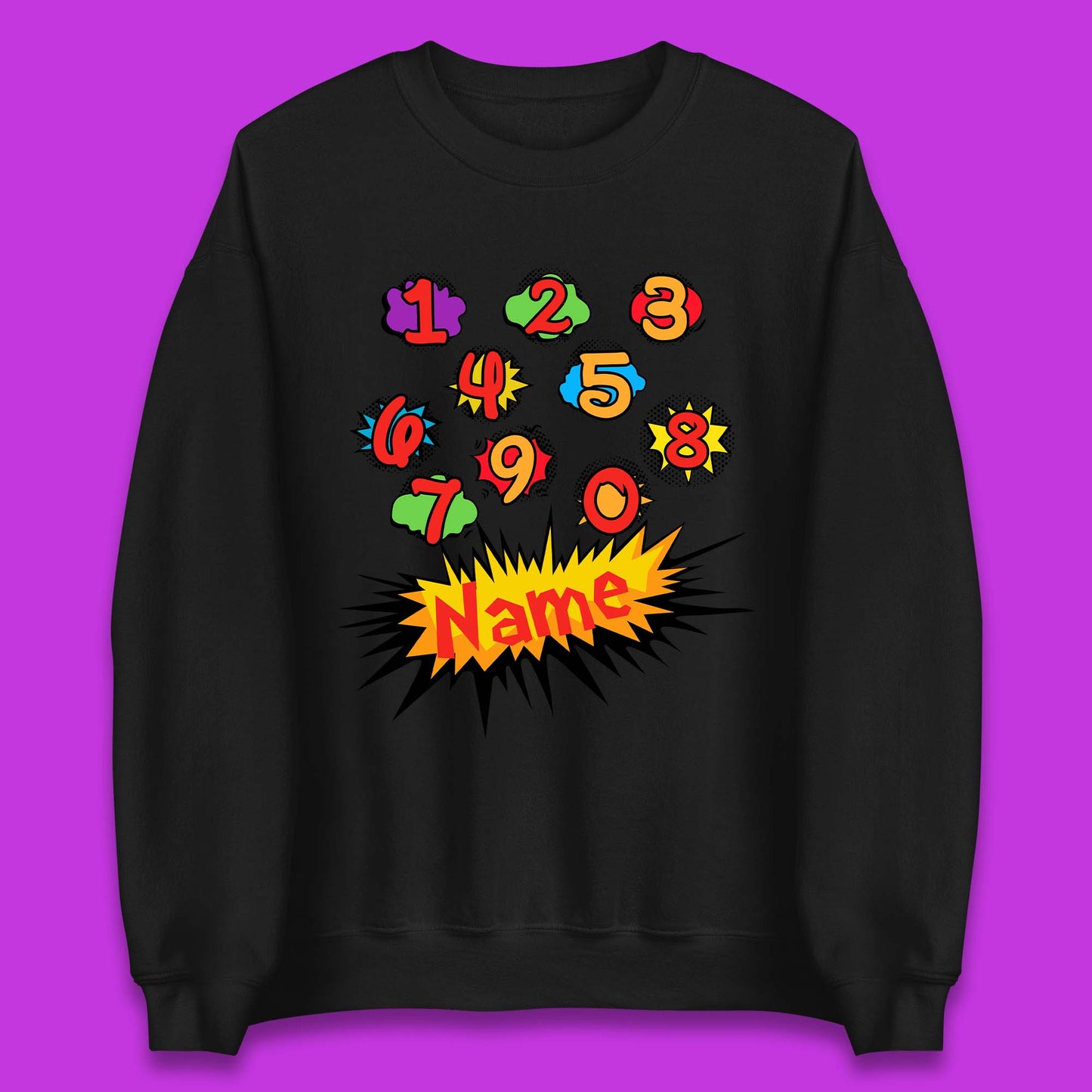 Personalised Number Day Unisex Sweatshirt