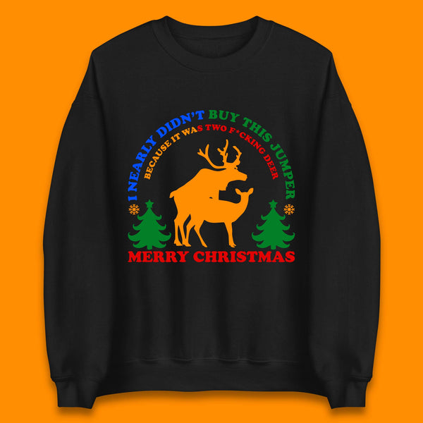 Offensive Rude Christmas Unisex Sweatshirt