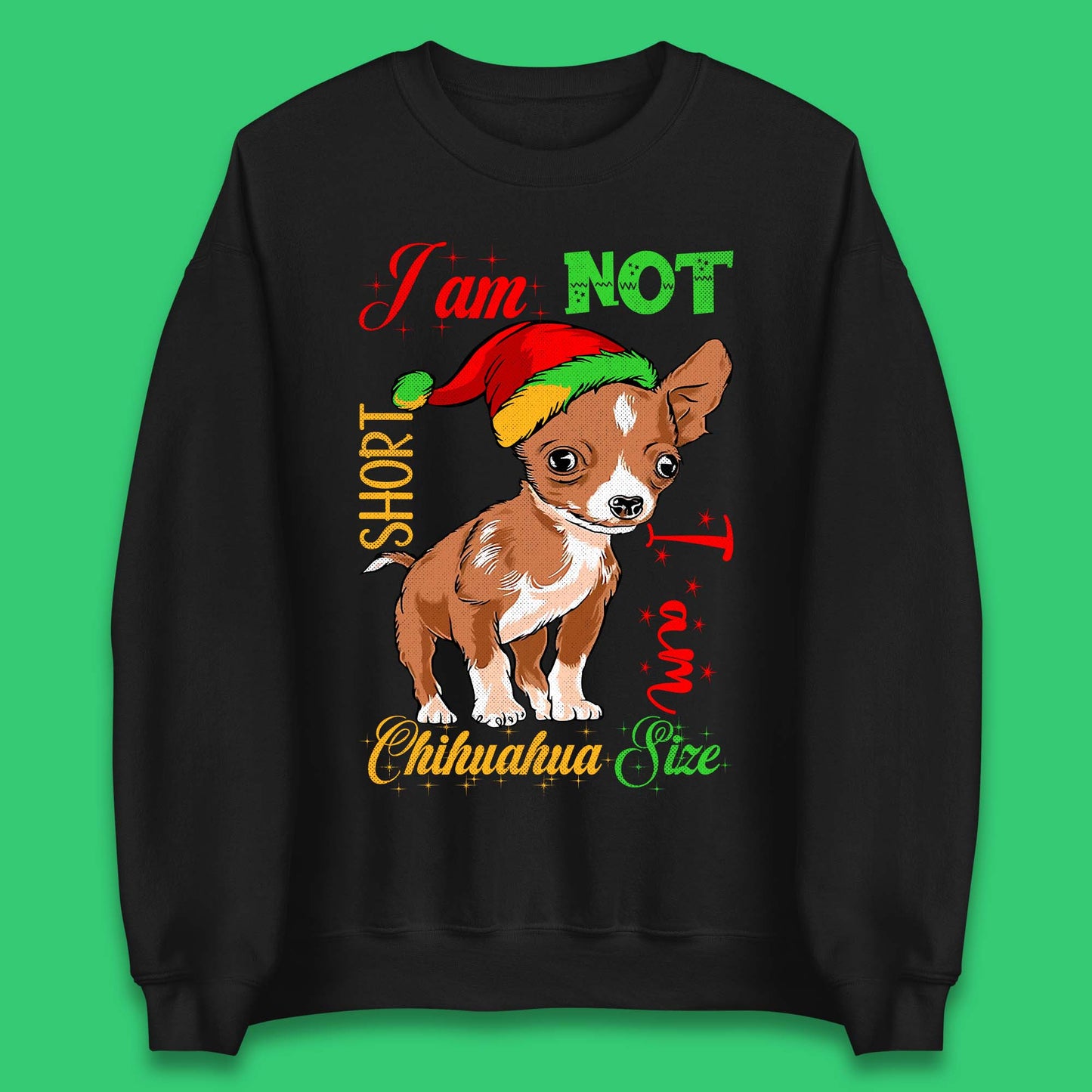 Chihuahua Size Christmas Unisex Sweatshirt