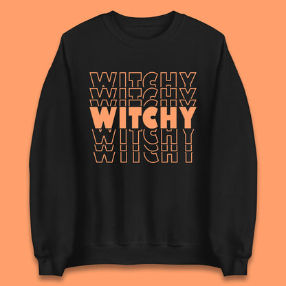 Witchy Halloween Witches Spooky Witch Vibes Witchy Aesthetic Halloween Party Unisex Sweatshirt