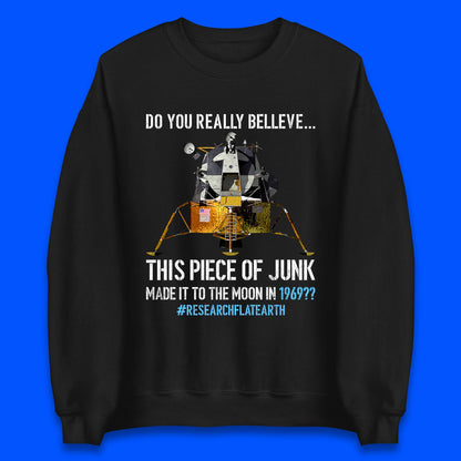 Research Flat Earth Unisex Sweatshirt