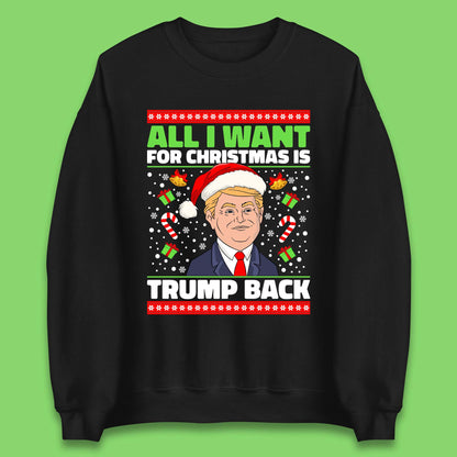 Trump Back Christmas Unisex Sweatshirt