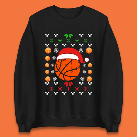 Basketball Christmas Unisex Sweatshirt