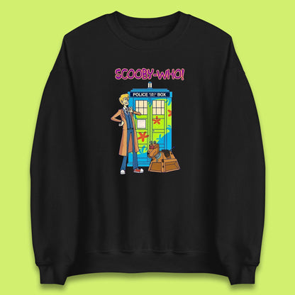 Scooby-Who Police Public Call Box  Scooby-Doo Doctor Who Tardis Police Box Unisex Sweatshirt