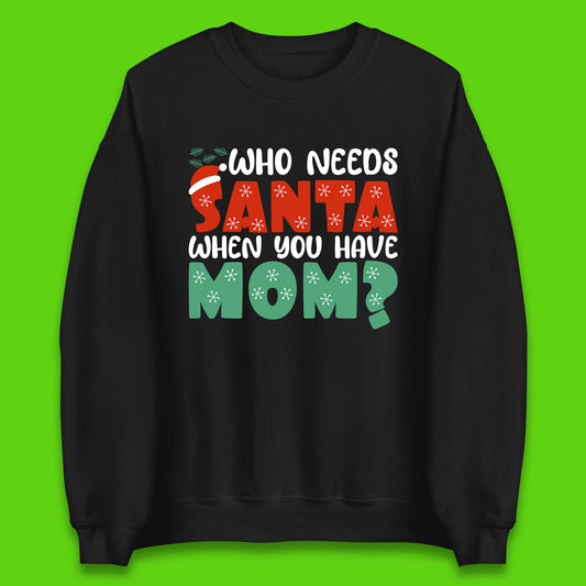 santa mom christmas sweatshirt