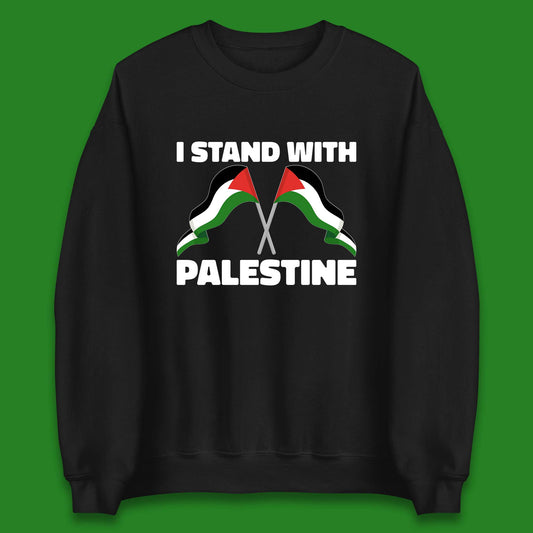 I Stand with Palestine Flags Sweatshirt