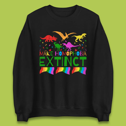 Make Homophobia Extinct Unisex Sweatshirt