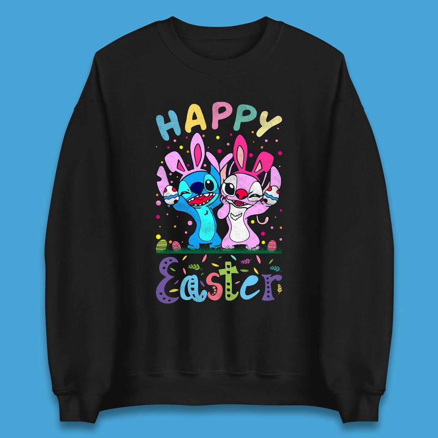 Happy Easter Stitch Unisex Sweatshirt