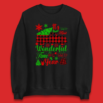Wonderful Time Of The Year Christmas Unisex Sweatshirt