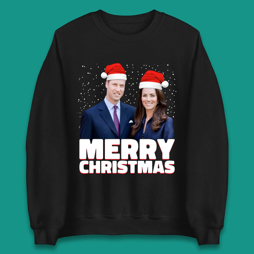 Prince William & Kate Merry Christmas Unisex Sweatshirt