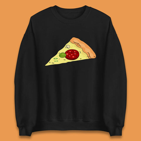 Italian Pizza Slice Pizzaologist Pizza Lover Pizza Holic Pizza Addict Unisex Sweatshirt