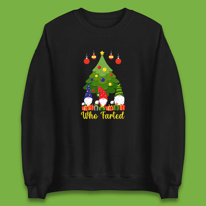 who farted christmas gnomes funny sweatshirt