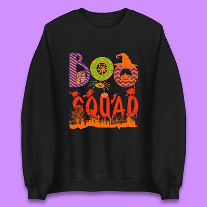 Boo Squad Halloween Matching Costume Horror Boo Crew Unisex Sweatshirt