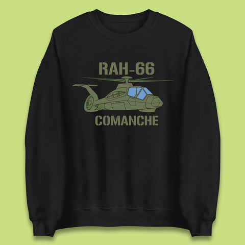 Boeing–Sikorsky RAH-66 Comanche US Army Gunship Attack Helicopter Unisex Sweatshirt