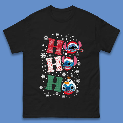 Ho Ho Ho Stitch Christmas Mens T-Shirt