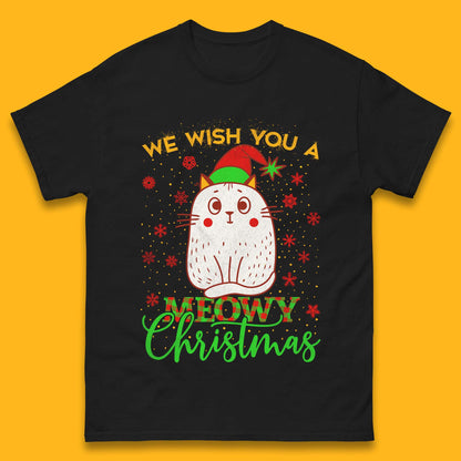 Meowy Christmas Mens T-Shirt