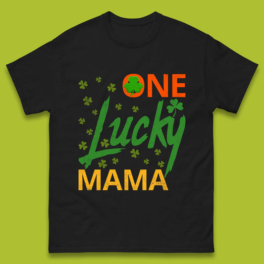 One Lucky Mama Patrick's Day Mens T-Shirt