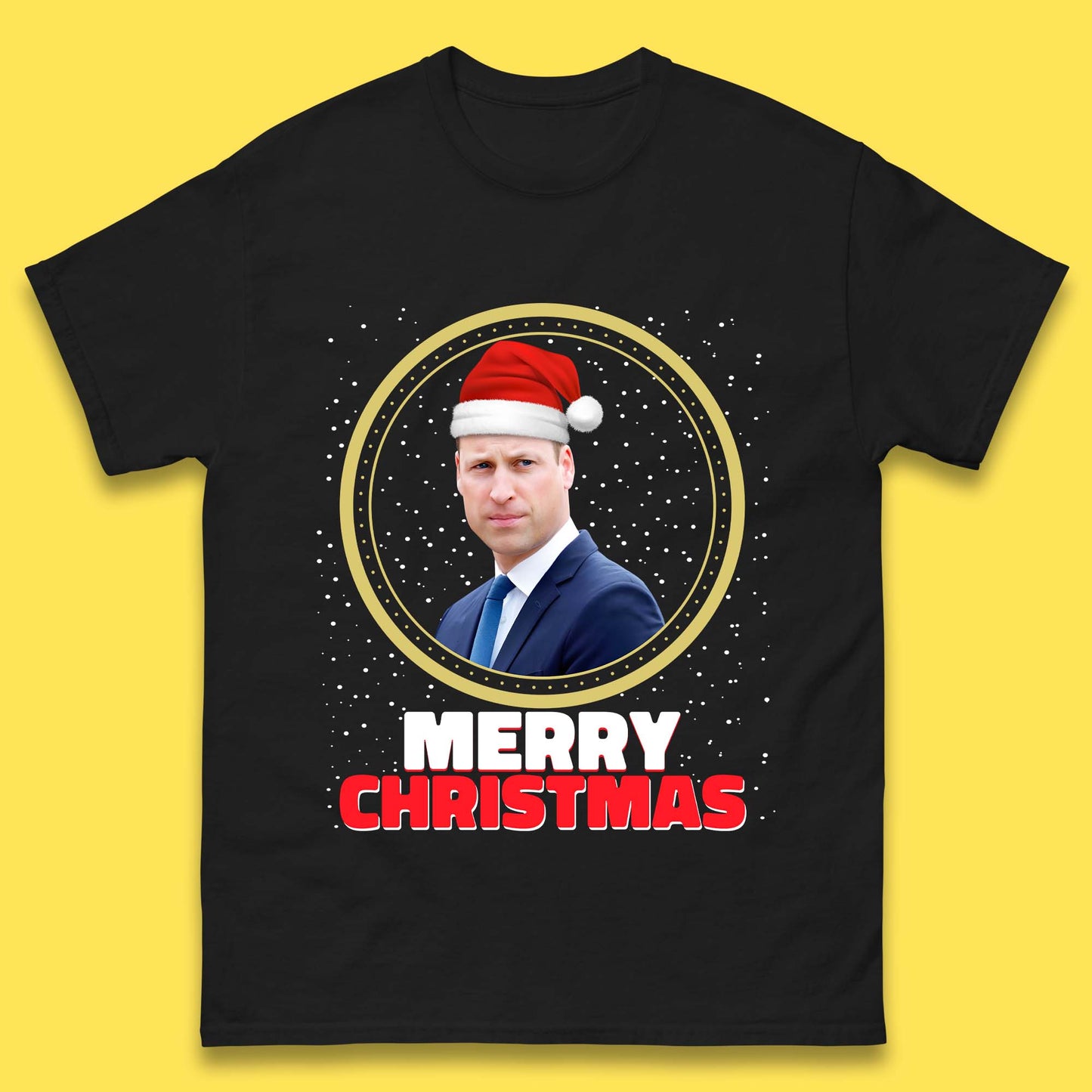 Prince William Christmas Mens T-Shirt