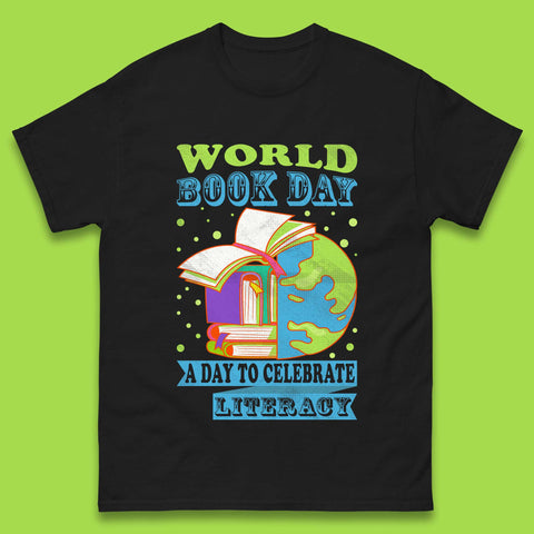 World Book Day A Day To Celebrate Literacy Mens T-Shirt