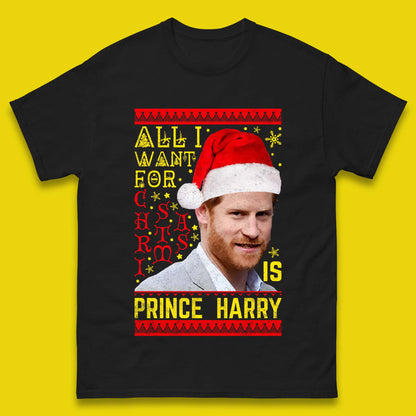 Prince Harry Christmas Mens T-Shirt