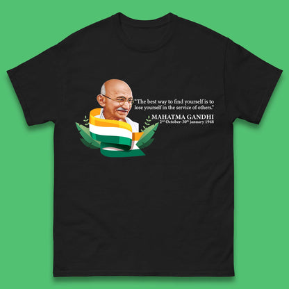 Mahatma Gandhi Quotes Mens T-Shirt